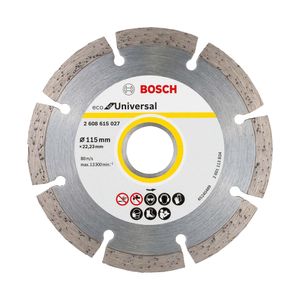 Disco Diamantado 115mm Eco For Universal Segmentado Bosch