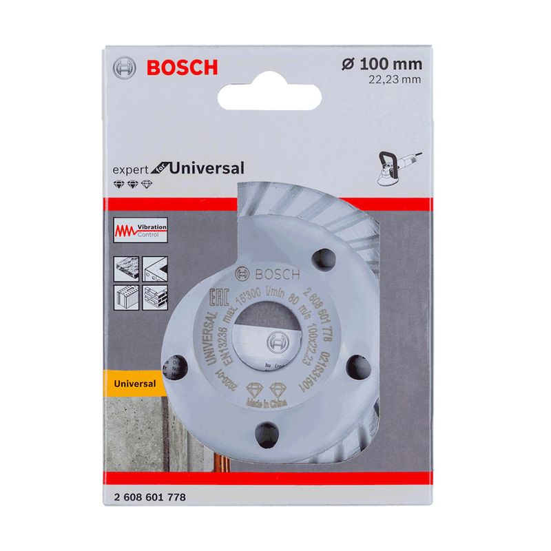 Prato-Diamantado-100mm-Expert-For-Universal-Bosch