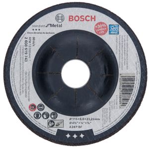 Disco Desbaste 115mm Metal Standard Bosch