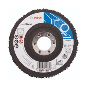 Disco de Limpeza 115mm Black Professional Metal Bosch