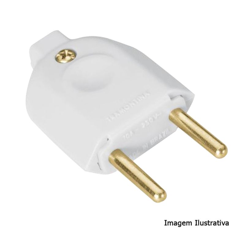 Plug-Macho-2-Polos-10A-Multicolor-Tramontina