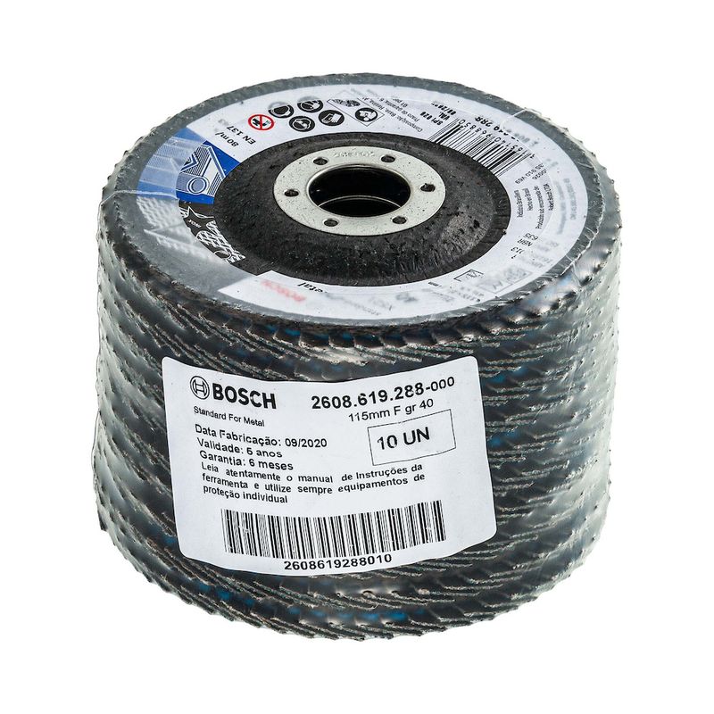 Disco-Flap-115mm-Standard-For-Metal-GR40-Bosch