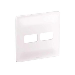 Placa 4x4 1+1P Branco Zeffia Pial