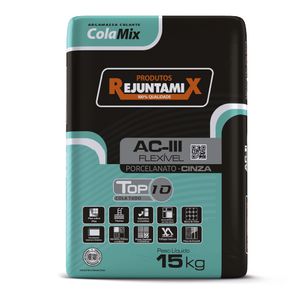 Argamassa AC-III Top 10 Cinza 15kg Rejuntamix