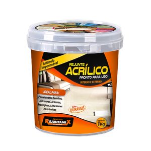 Rejunte Acrílico Branco 1kg Rejuntamix
