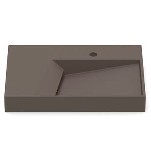 Cuba Sobrepor 60X42cm Geometric Horizon Café Roca Celite
