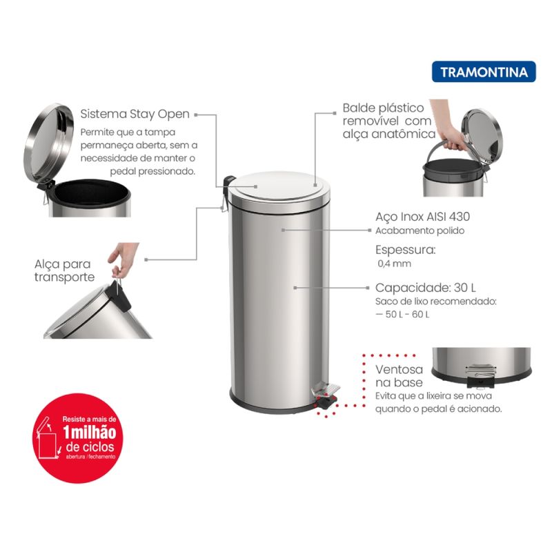 Lixeira-de-Inox-com-Pedal-30-Litros-Cromada-Tramontina