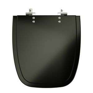 Assento Sanitário Clean Fit Preto Policlass