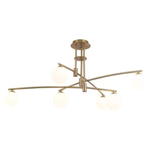 Pendente Calder Dourado e Branco Bella