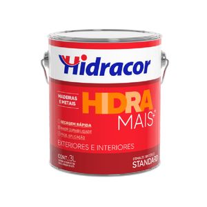 Esmalte Sintético Hidra Mais Cinza Médio 3L Hidracor
