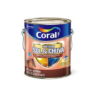 Resina Incolor Sol e Chuva 3,6L Coral