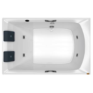 Banheira Carina Dupla G2 170x110x48 Jacuzzi