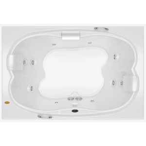 Banheira Eura Dupla 183x120x55,5 com Aquecedor Jacuzzi