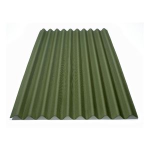 Telha Ecológica 200x95cm Clássica Verde Onduline