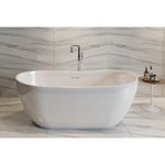 Banheira-Riva-164x84x62-Sem-Hidromassagem-Polida-Branco-Jacuzzi