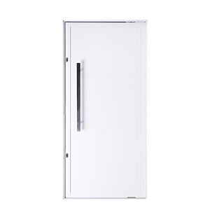 Porta Pivotante 210x120cm Direita Branca Palace Líder Esquadria