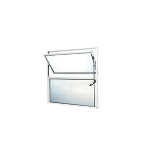 Vitrô Basculante 40X40 Vidro Mini Boreal Branco Líder Esquadria