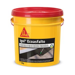 Impermeabilizante Igol Ecoasfalto 18L Preto Sika