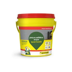 Pintura Asfáltica Acqua 18L Preto Quartzolit