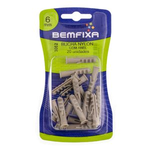 Bucha com Anel 6mm 3052 Bemfixa