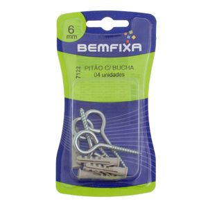 Pitão com Bucha 6mm Bemfixa