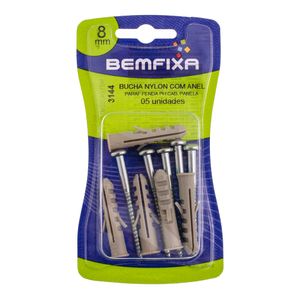 Parafuso e Bucha com Anel 5mm Cabeça de Panela Phillips 3141 Bemfixa