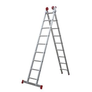 Escada Extensiva 12x2 Degraus 3x1 Alumínio Botafogo
