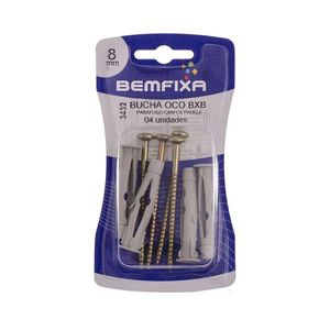 Parafuso e Bucha Oco 8mm Cabeça de Panela Phillips 3432 Bemfixa