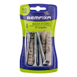 Parafuso e Bucha 10mm Cabeça Chata Phillips 3225 Bemfixa