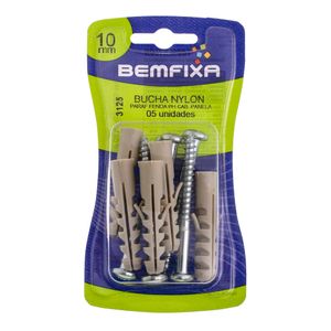Parafuso e Bucha 10mm Cabeça de Panela Phillips 3125 Bemfixa