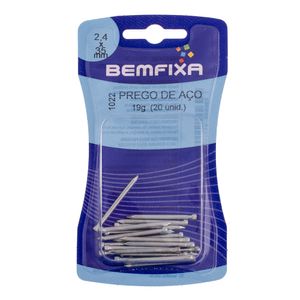 Prego de Aço 2,50x35mm Bemfixa