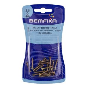 Parafuso para Aglomerado 3,5x20mm 2306 Bemfixa