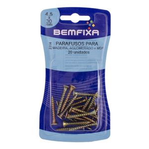 Parafuso para Aglomerado 4,5x30mm 2314 Bemfixa