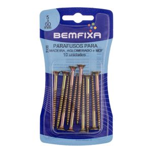 Parafuso para Aglomerado 5x60mm 2320 Bemfixa