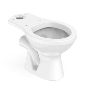 Bacia para Caixa Acoplada com Saída Horizontal 3/6L Azálea Branco Celite