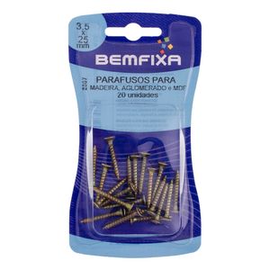 Parafuso para Aglomerado 3,5x25mm 2307 Bemfixa