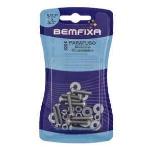 Parafuso para Máquina 5/32 x 3/4" Bemfixa