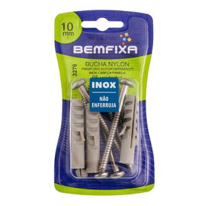 Parafuso/Bucha Inox 10mm Cabeça de Panela Bemfixa