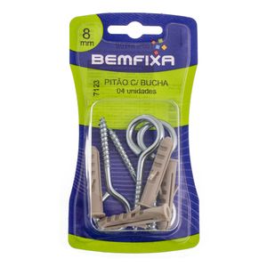 Pitão com Bucha 8mm Bemfixa