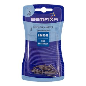 Prego de Aço 1,60x20mm Bemfixa