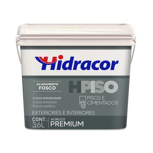 Tinta HPiso Cinza Escuro 3,6L Hidracor