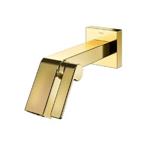Torneira de Parede Para Banheiro Bica Fixa Docol Stillo Plus Ouro Polido Docol
