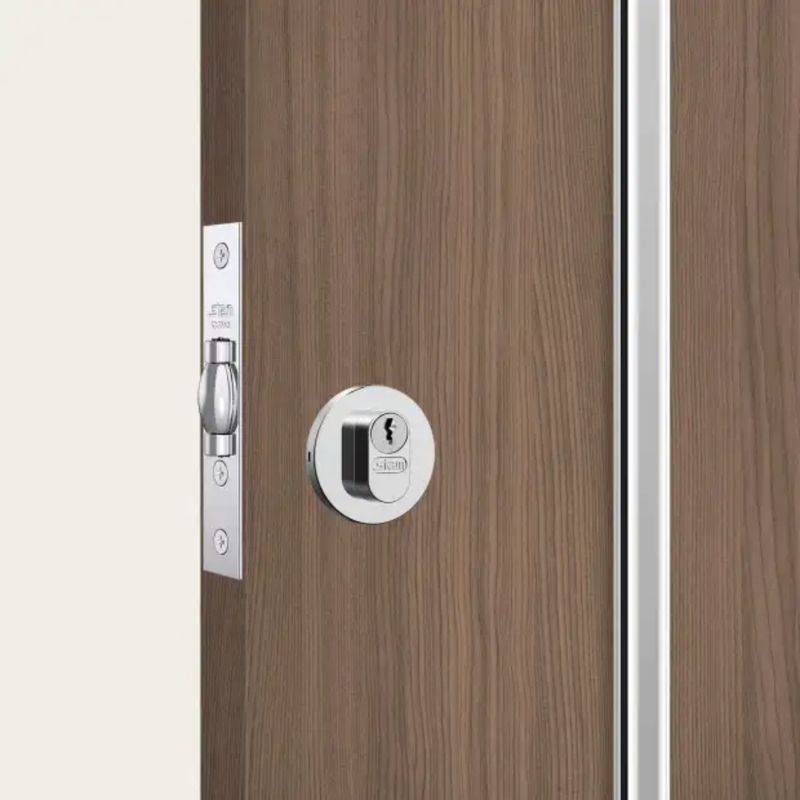 Fechadura-1005-Pivotante-Roseta-Redonda-Aco-Inox-Stam