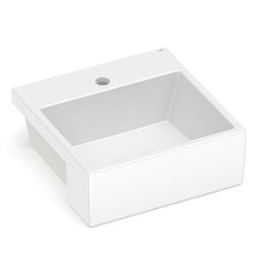 Cuba de Semiencaixe 41x41 Q2 Branco Celite