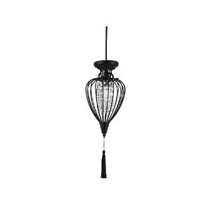 Pendente Istambul Pequeno Preto 1XE27 Taschibra Brasilux