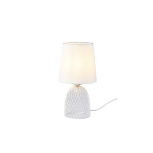 Abajur Glenda E27 Branco Taschibra Brasilux