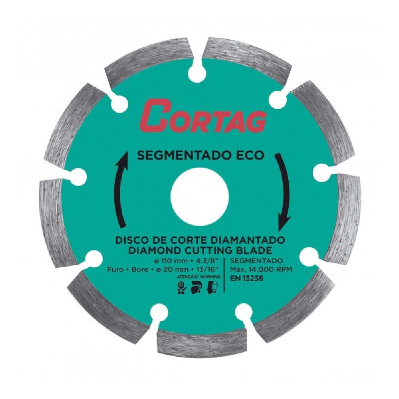 Disco-de-Corte-Diamantado-Segmentado-Eco-110mm-Furo-20mm-Cortag