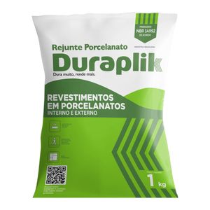 Rejunte Platina Porcelanato 1kg Duraplik