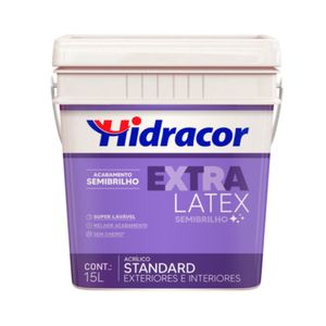 Tinta Extralatex Semibrilho Amarelo Canário 15L Hidracor