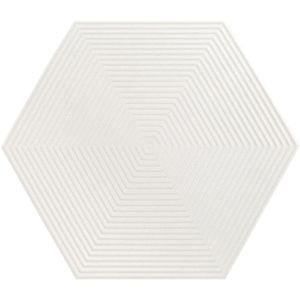 Porcelanato 17x17,5cm Love Hexa White Matte Lux Portinari